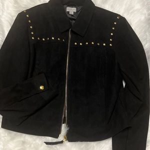 Belle & Sky Faux Suede Jacket